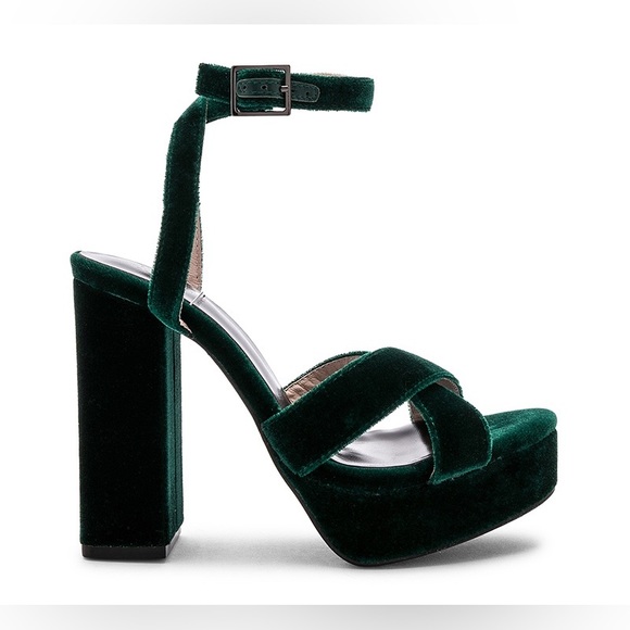 House of Harlow 1960 Shoes - House of Harlow velvet platforms